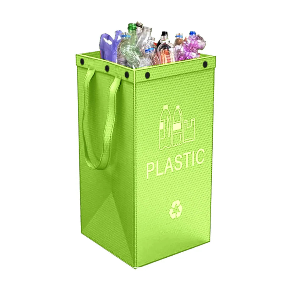 40 litre PP plastic rubbish bag roll in multiple colours for waste classification