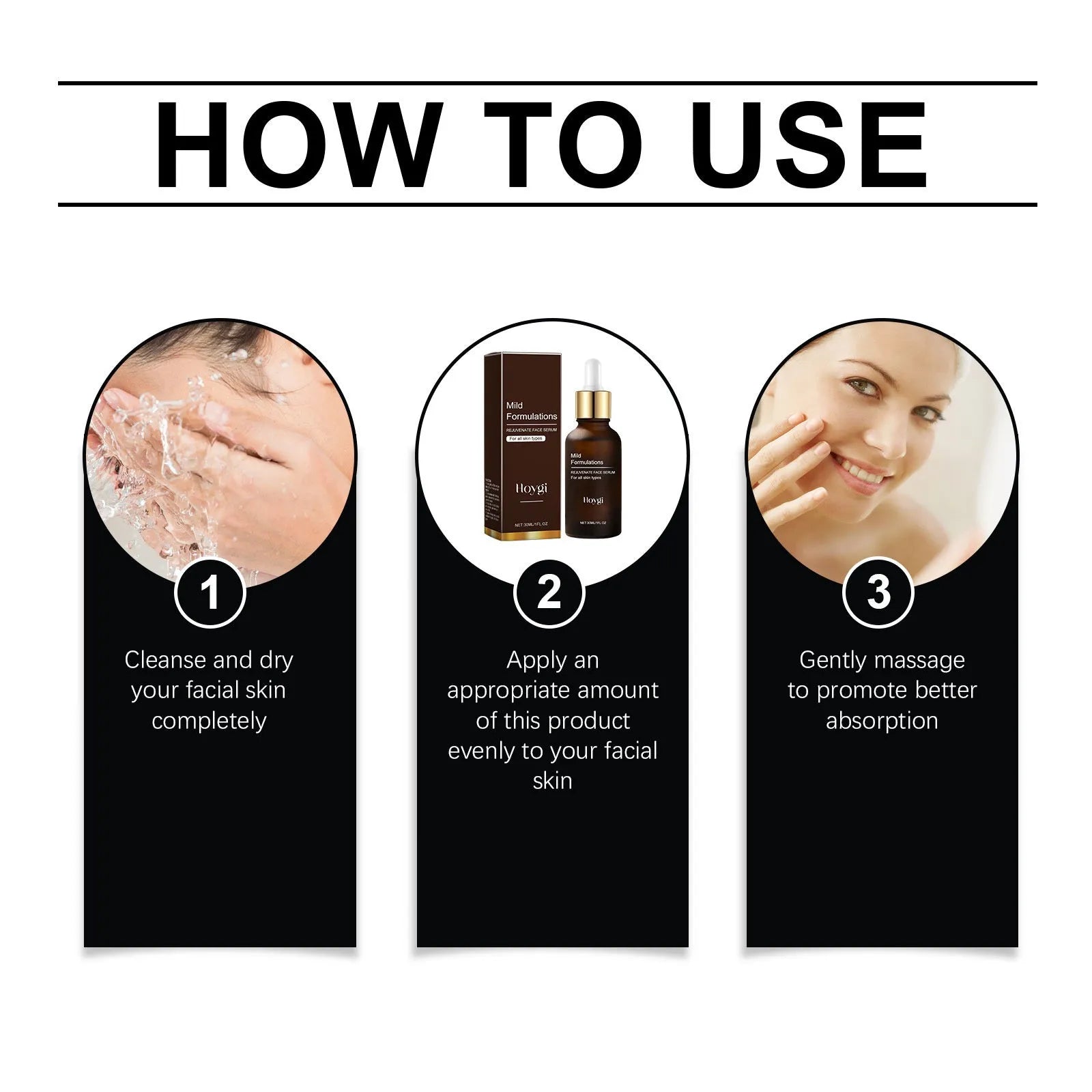 30ml facial essence bottle with arbutin collagen vitamin C formula for skin hydration
