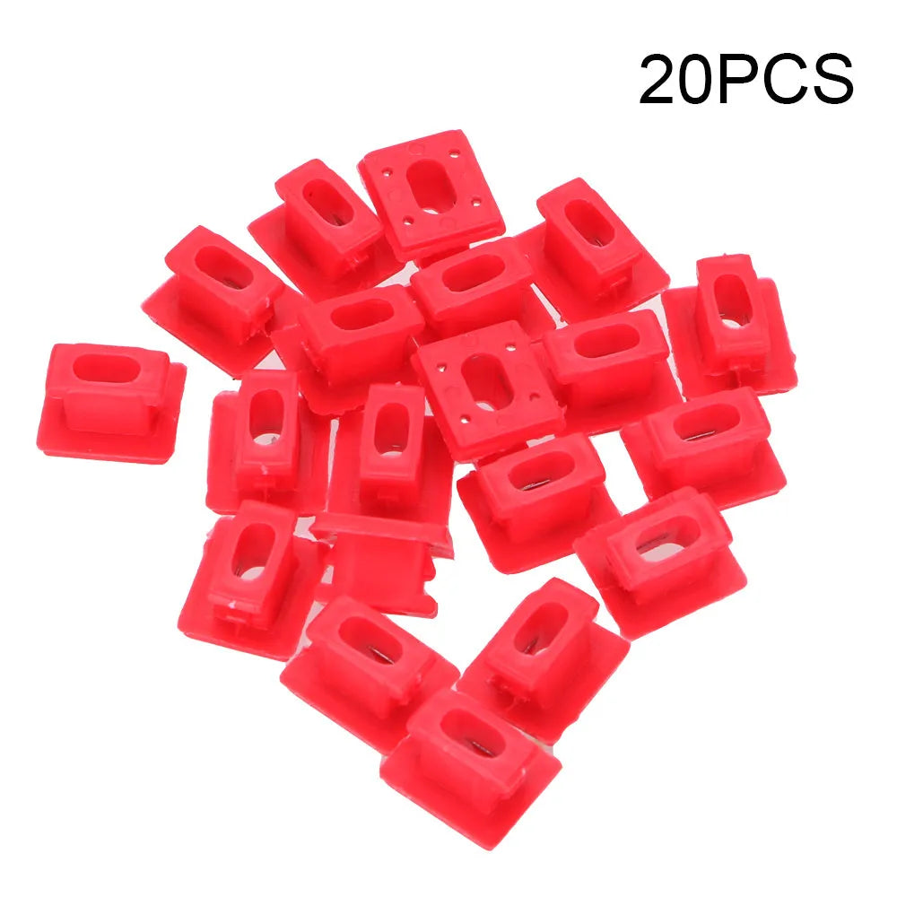 Black plastic BMW door trim panel snap clips for 3 7 X3 Series replacement