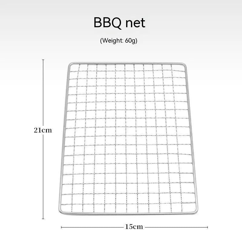 Large folding stainless steel barbecue oven body with grill rack for outdoor camping