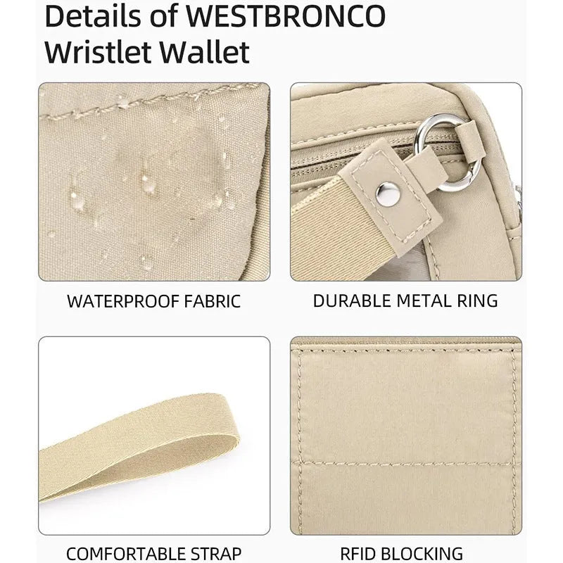 Waterproof quilted nylon handbag with transparent deck section in solid colour with urban simplicity styling