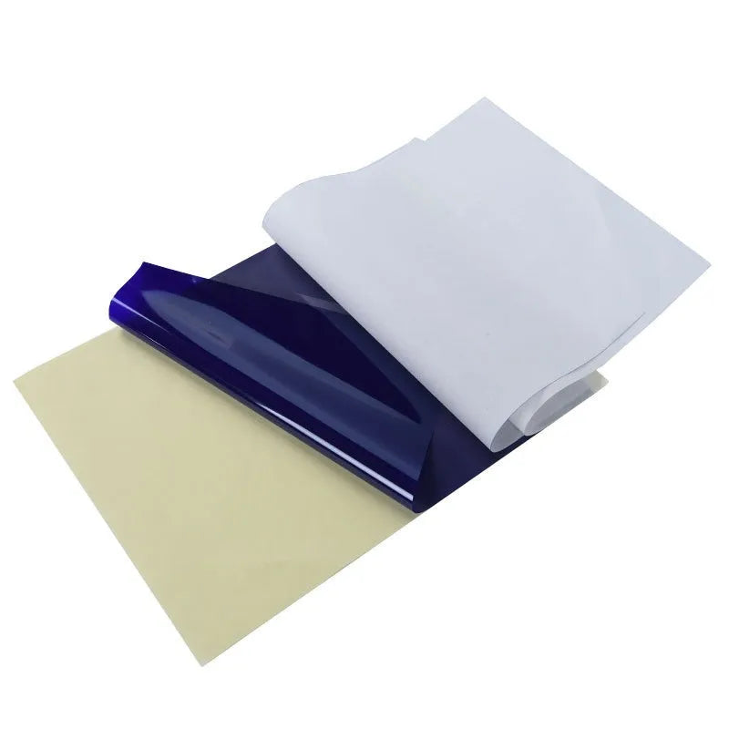 A4 tattoo transfer paper packs with transfer paste gel for quadruple copy designs