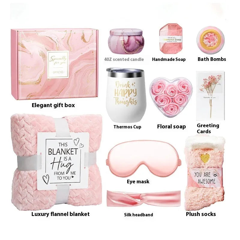 Aromatherapy gift set with plastic packaging in modern simplicity style measuring 27x23x13cm