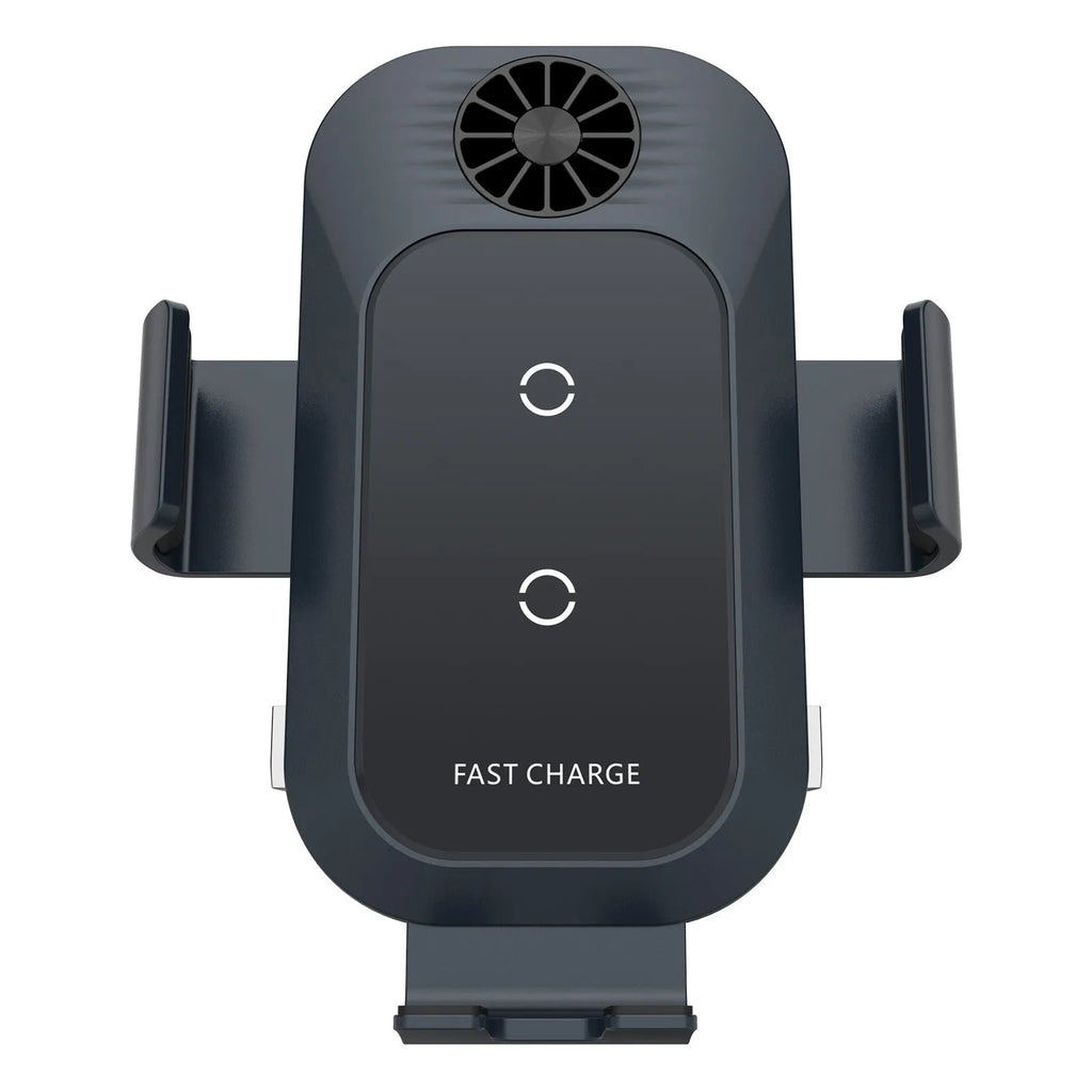 C35 colour car wireless charger phone holder mounted on car air vent with phone charging