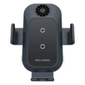C35 colour car wireless charger phone holder mounted on car air vent with phone charging