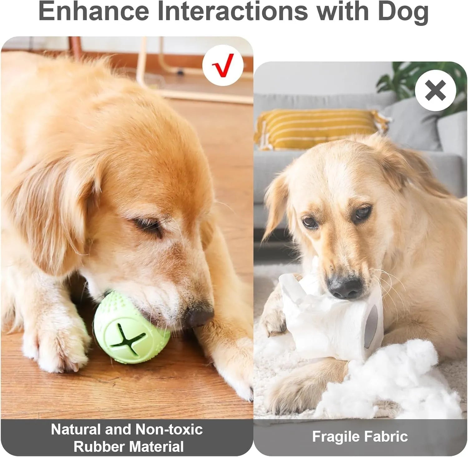 Blue natural rubber bone-shaped dog chew toy with textured surface for teeth cleaning.