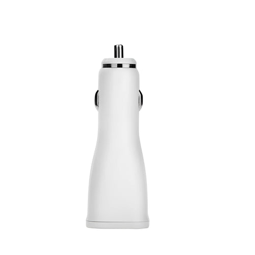 White single port USB car charger with QC2.0 fast charge technology for vehicles