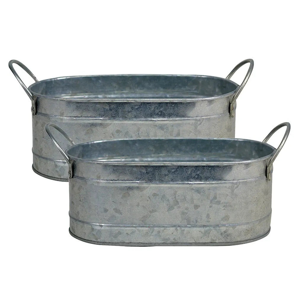 Iron sheet succulent flowerpot for desktop use with corrosion-resistant metal construction