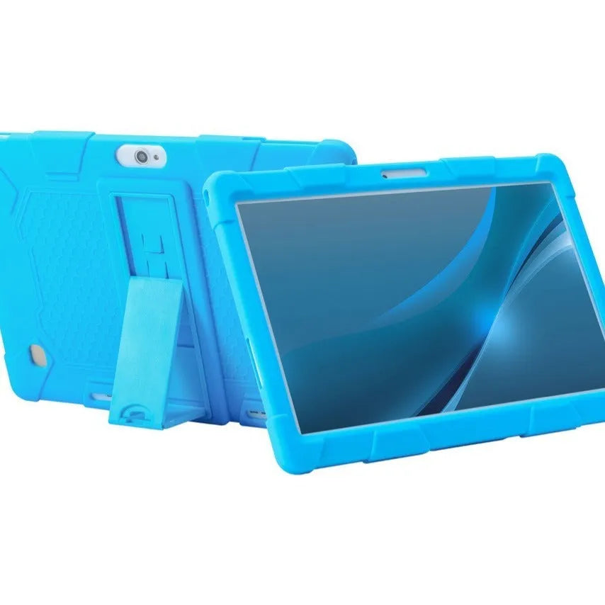 Little Overlord H10 ProM20 silicone protective case for 10.1-inch tablet in multiple colours with kickstand.