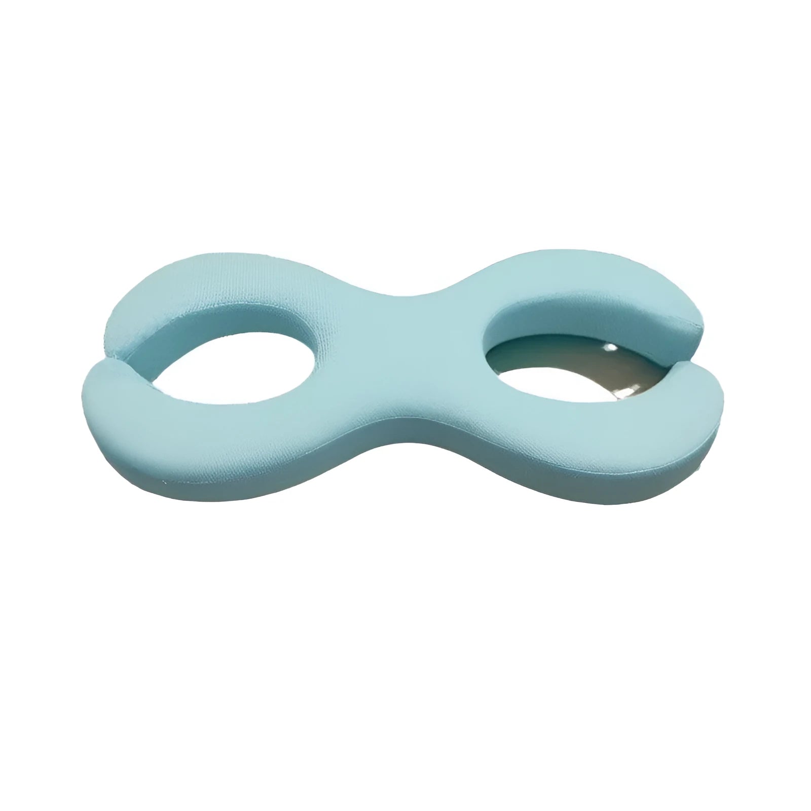 Blue cylindrical memory foam cervical traction pillow for sleeping support
