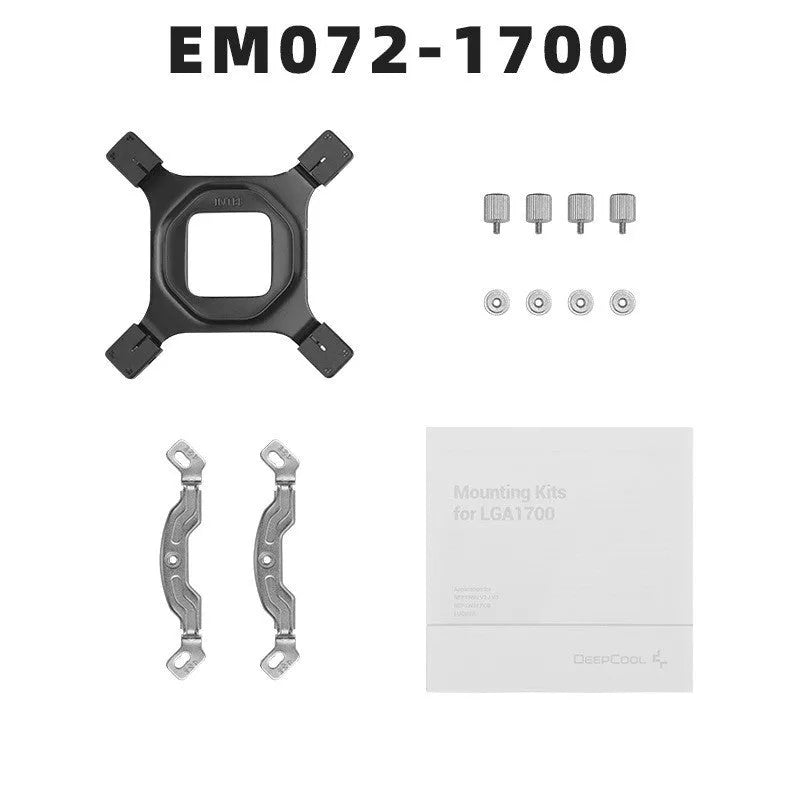 Element water cooling LGA 1700 CPU radiator fastener kit with cleaning alcohol wipes