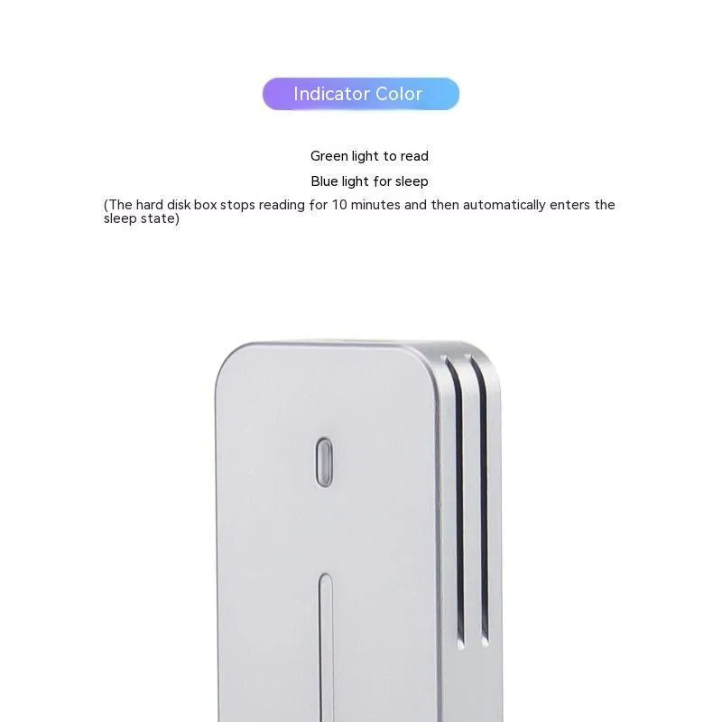 Aluminum alloy 10Gbps SSD enclosure with dual-protocol support for NVMe and NGFF drives