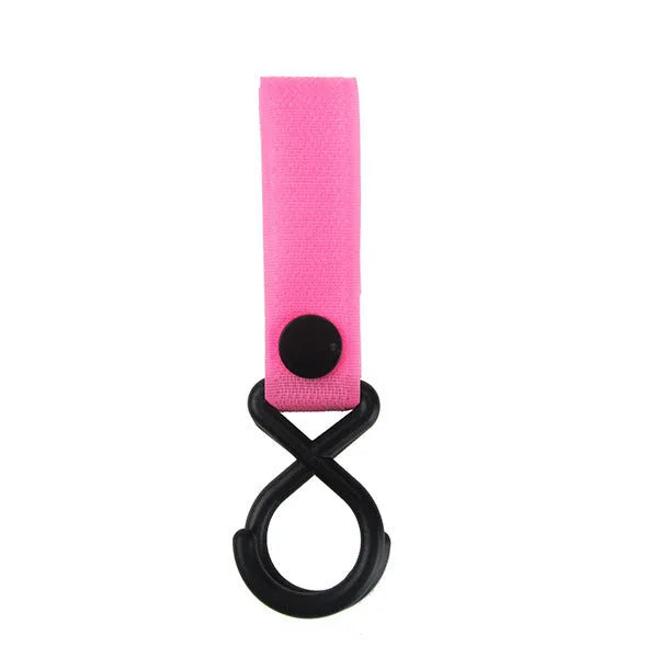 Nylon luggage velcro hook shown in multiple colour options including red, blue, green, and yellow variants