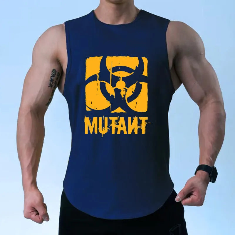 Loose fit polyester training waistvest in multiple colour variations including semicircle designs