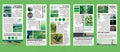 Pack of twenty rectangular paper stickers showing colourful landscape paintings, each measuring 60 by 120 millimetres.