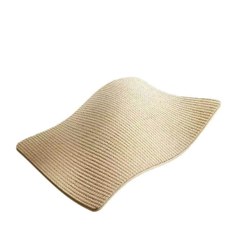 Sisal cat scratch board with sisal blanket surface in pastoral style design