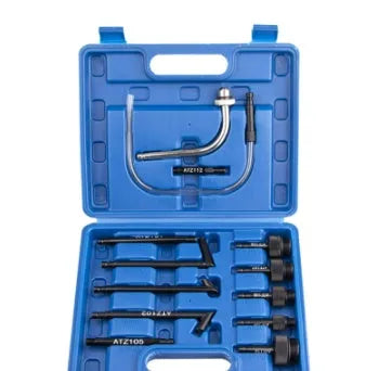 Thirteen-piece automatic transmission oil refuelling tool kit with wave box connector