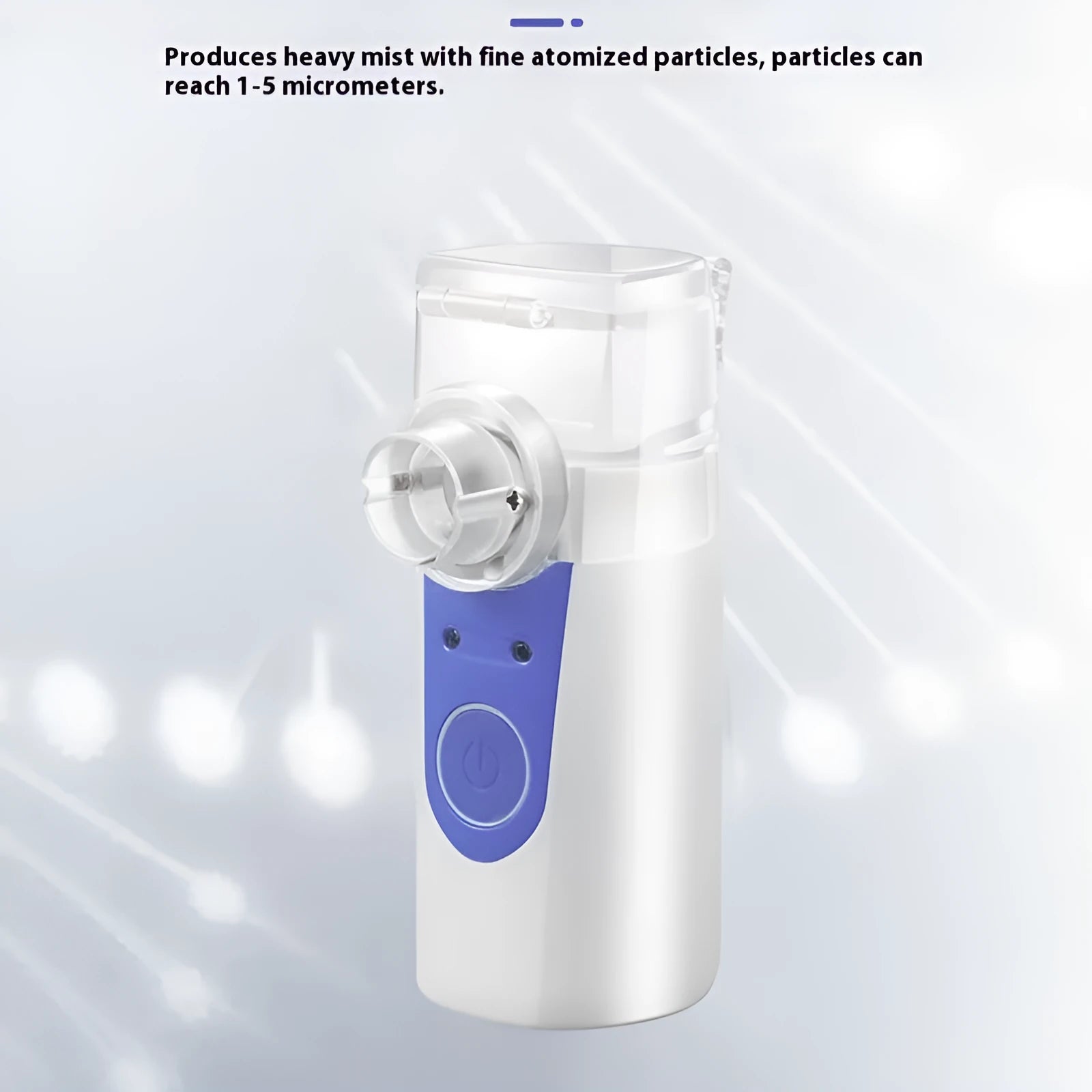 USB handheld nebuliser spray machine with columnar design for household drug atomisation