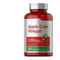 Bottle of 150 apple vinegar health capsules, dietary supplement tablets