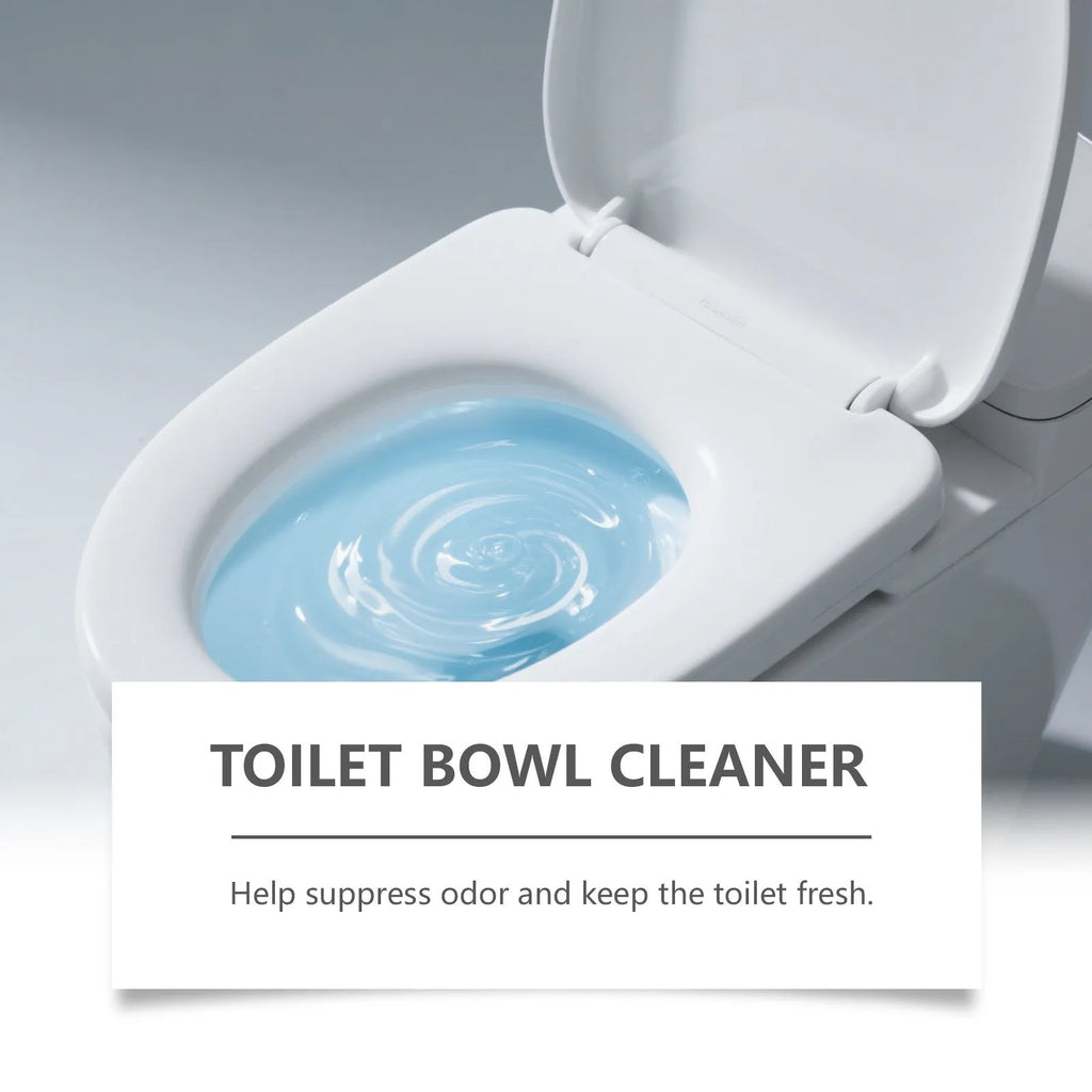 Pack of four 30g sachets of toilet bowl cleaning powder for descaling and stain removal