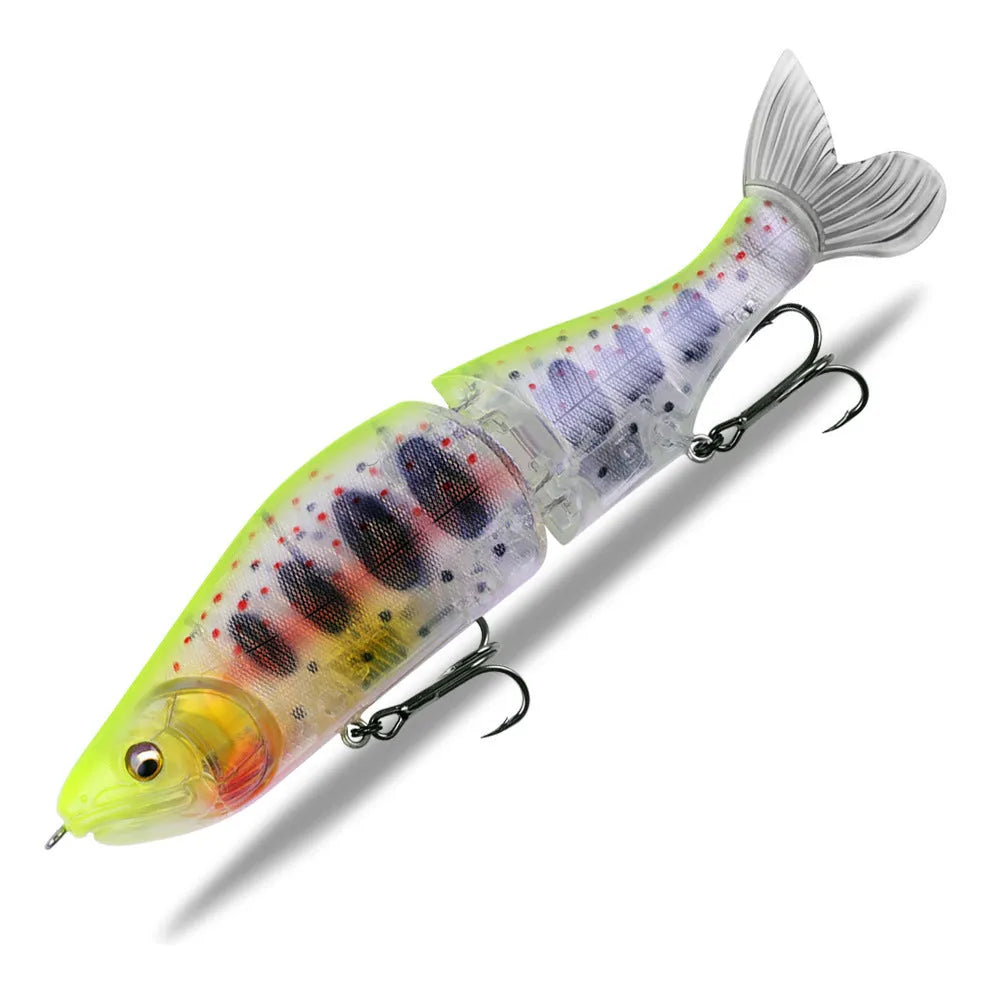 185mm soft plastic fishing bait in realistic fish design for bass fishing