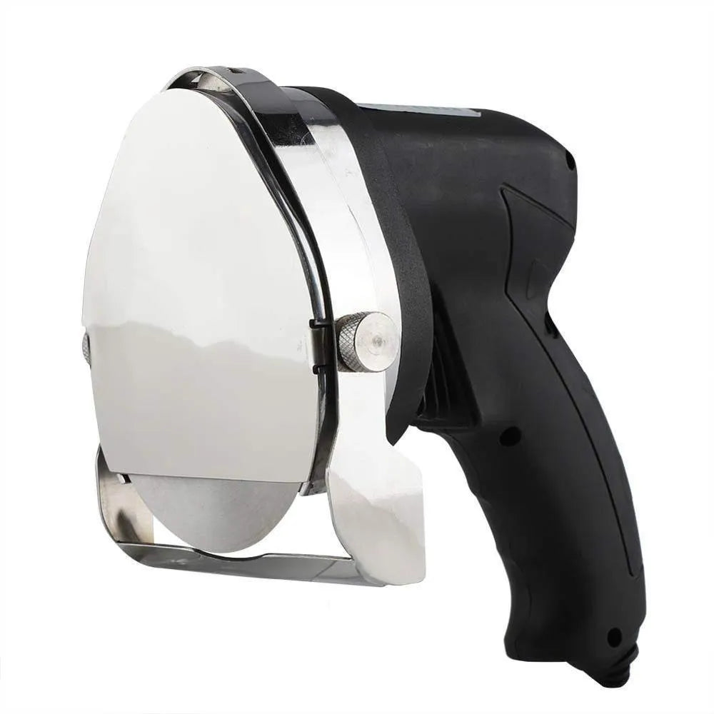 Black electric meat cleaver for turkey barbecue machines with adjustable cutting size 0-3.3 inches