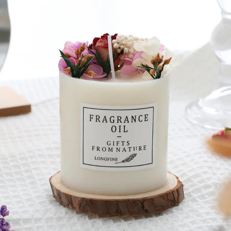 330g aromatherapy candle in choice of nine scents with optional gift packaging