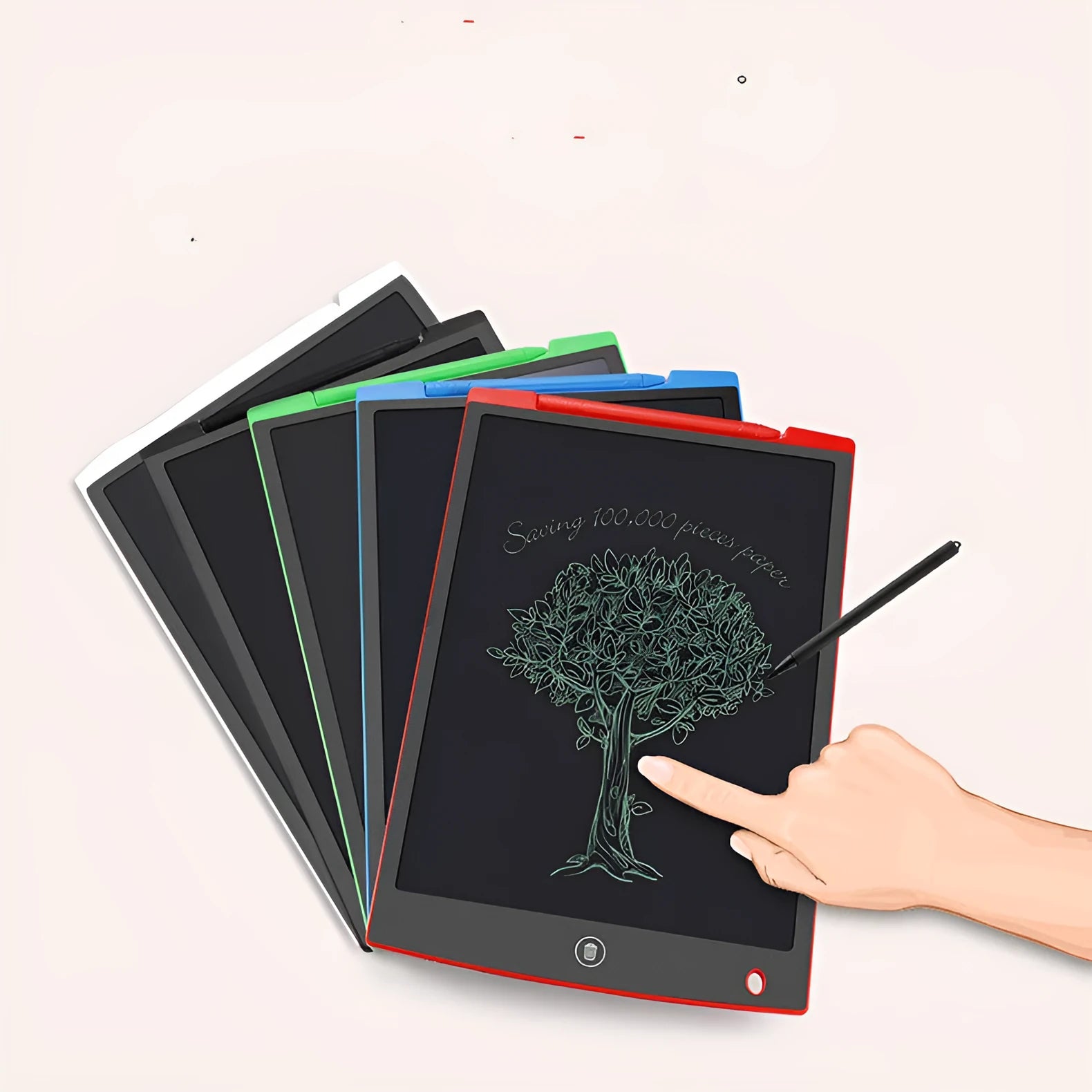 LCD electronic handwriting board for children with stylus pen