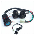 Waterproof electric car door lock for vehicle start ignition systems with multiple wiring configurations