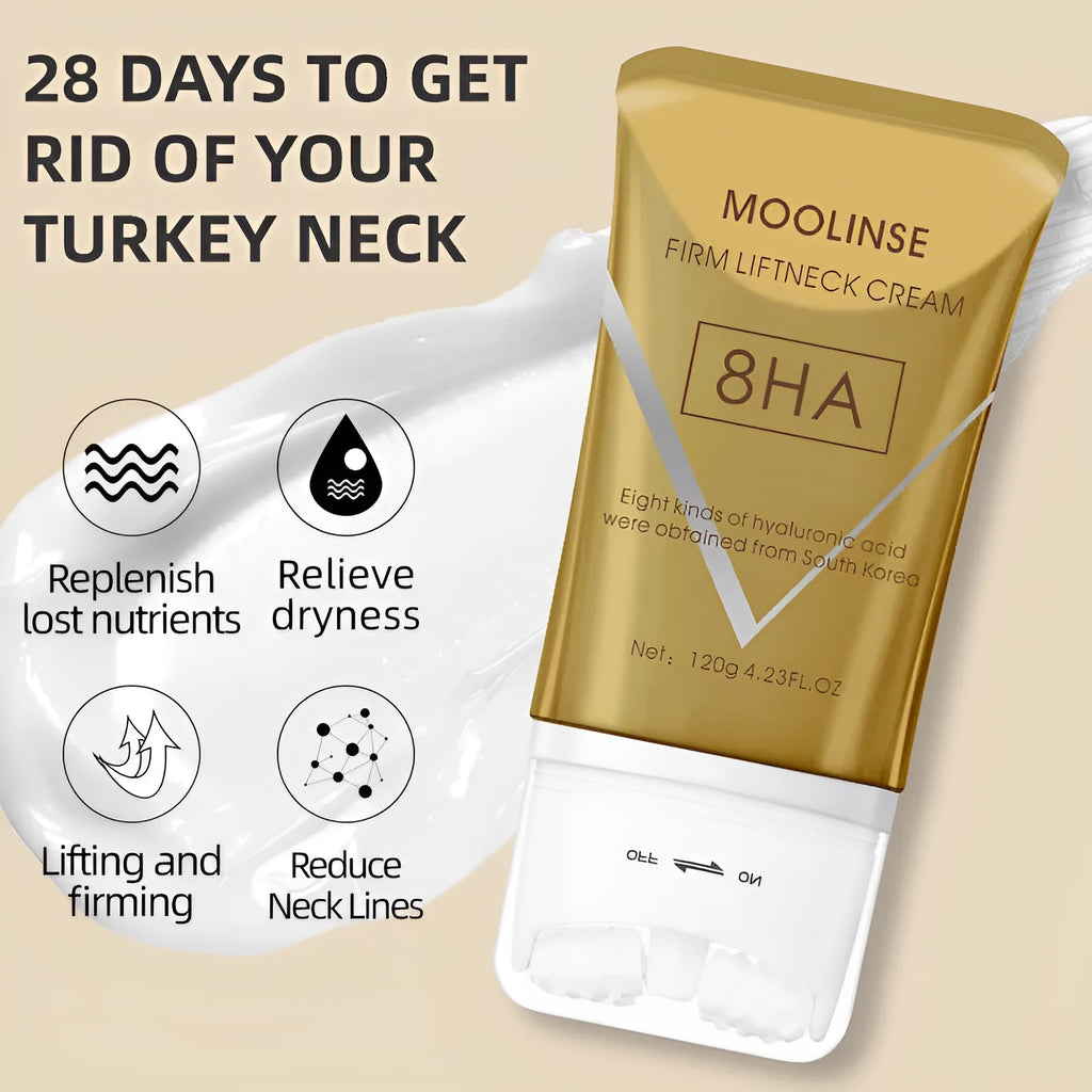 120ml jar of neck lifting and firming massage cream for universal skin types