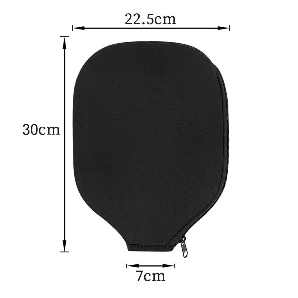 Black neoprene protective sleeve for table tennis racket equipment padding