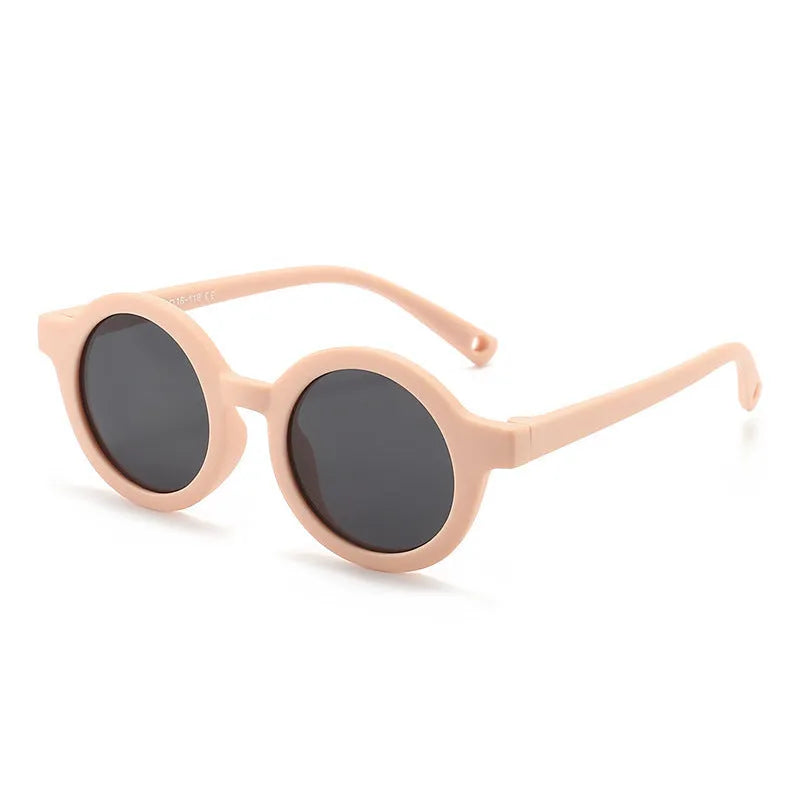 Children's round-frame sunglasses with UV400 protection for 0-3 year olds in various colours