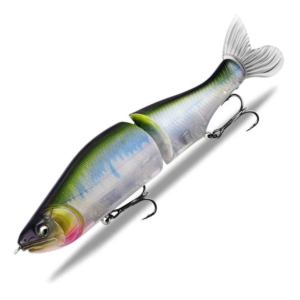 185mm soft plastic fishing bait in realistic fish design for bass fishing