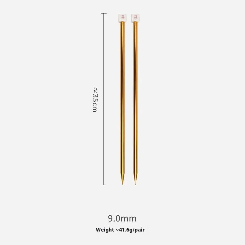 Complete set of 28 crochet hooks in 14 sizes from 2.0mm to 10.0mm with protective caps