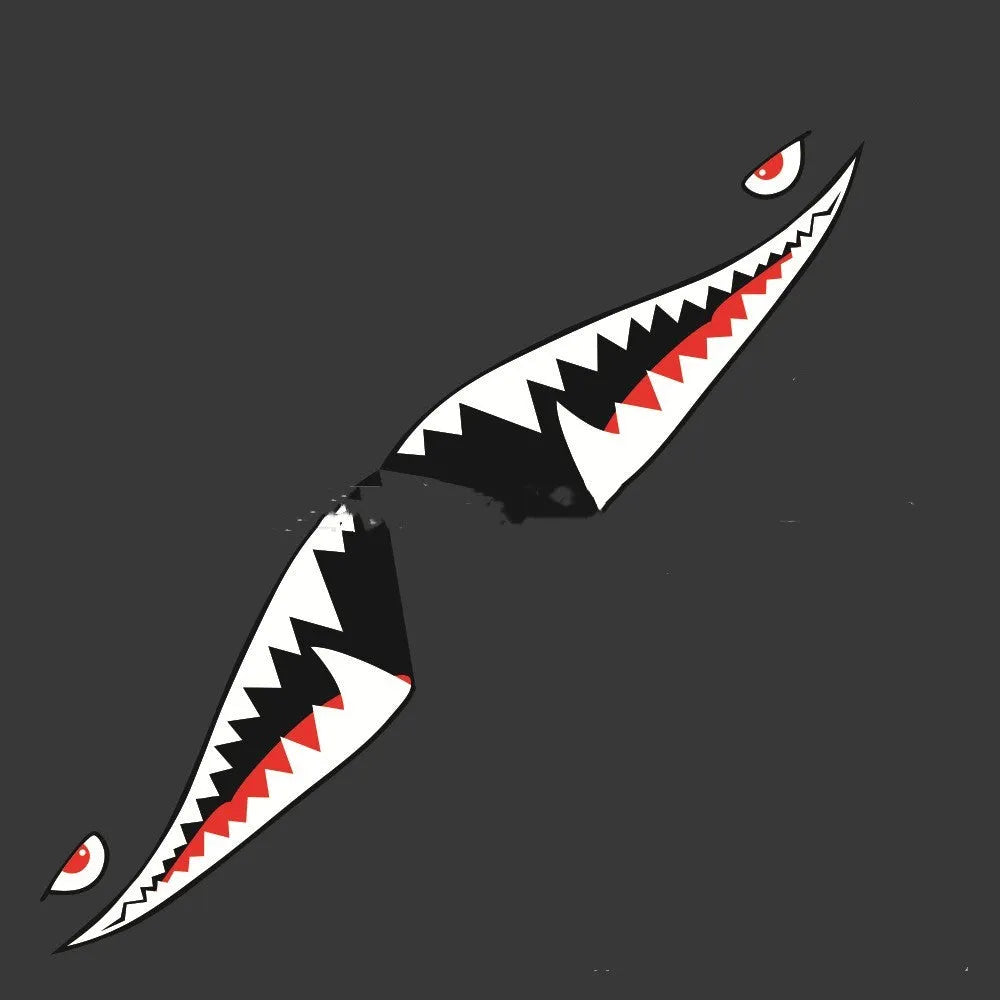 Shark Series PVC car body sticker decal for vehicle customisation, shown in large format.