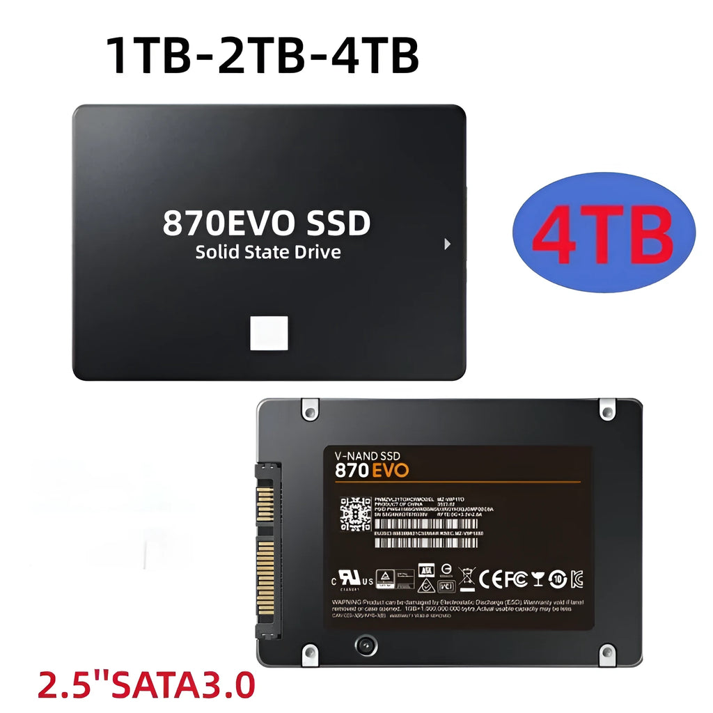 Samsung 870 EVO 2.5-inch SATA III internal solid state drive for PC upgrade.