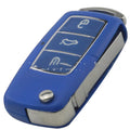 Volkswagen Jetta Golf 3-button car key fob replacement plastic housing shell in five colour options