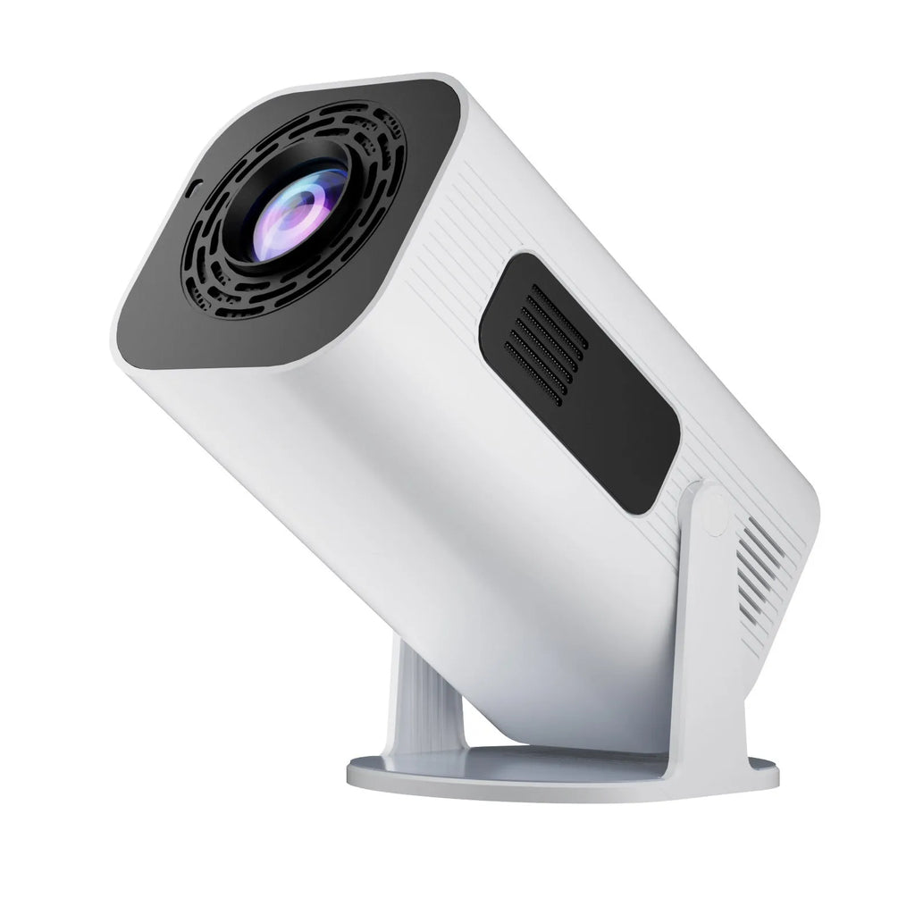 P330 mini projector in black or white with remote control and power cord