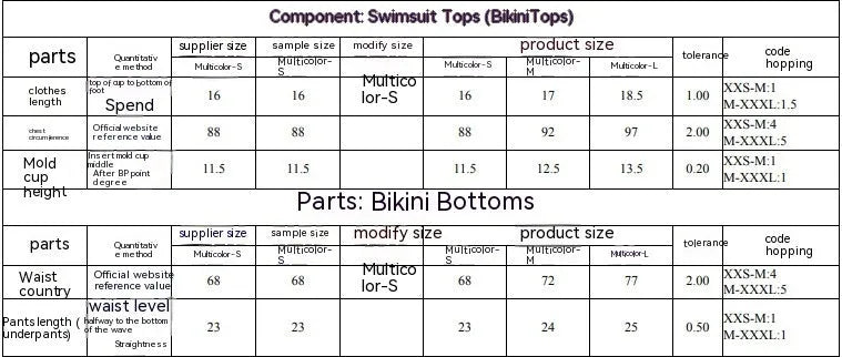 Women's printing pattern two-piece bikini set with tube top and briefs.
