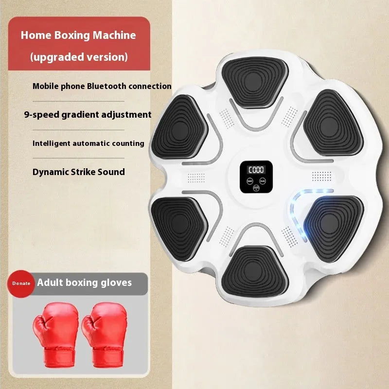 Smart music boxing machine electronic wall target with focus gloves