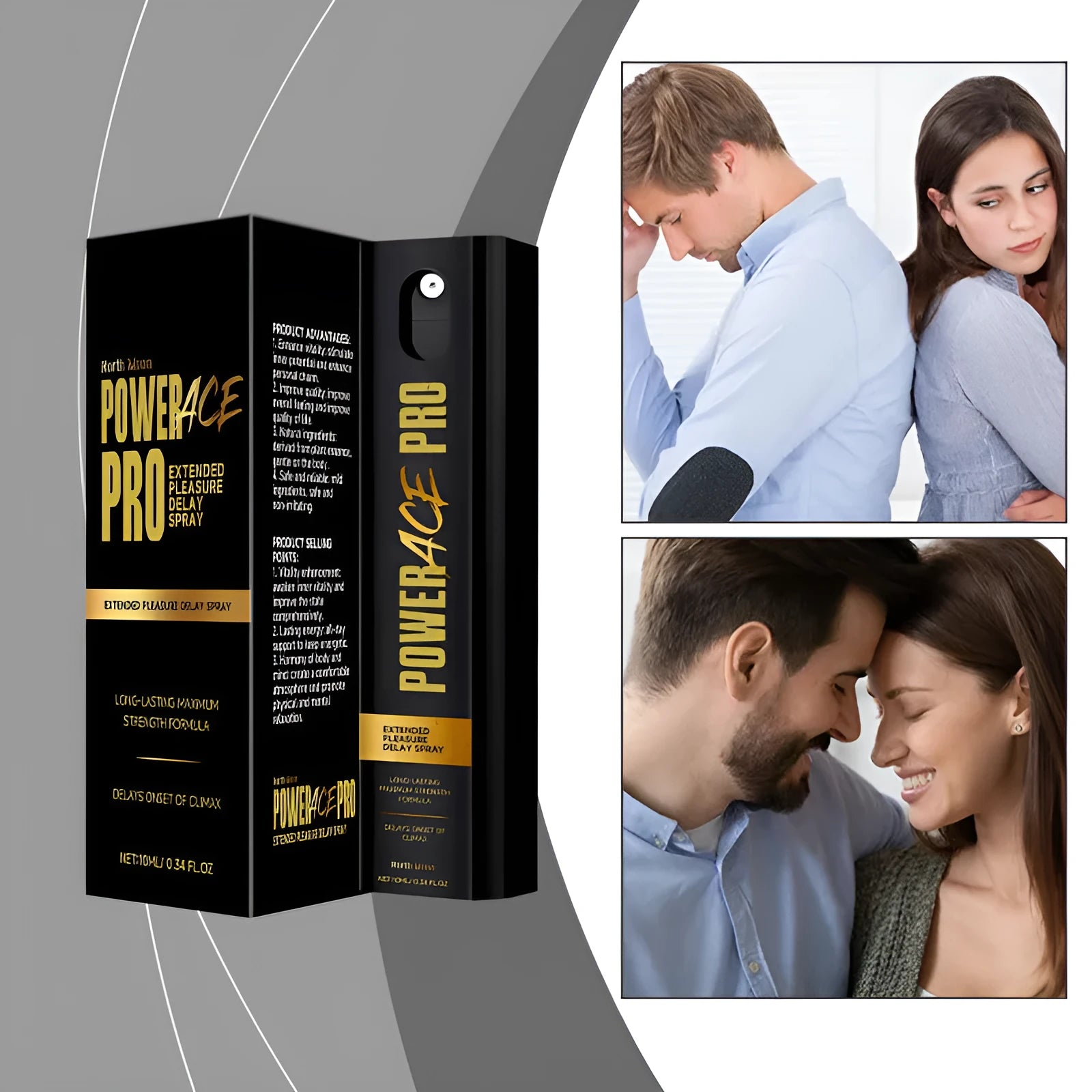 Compact 10ml men's body moisturising spray bottle with spray nozzle