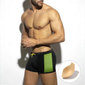 Men's polka dot print swimming boxers in three colours with quick-drying nylon fabric