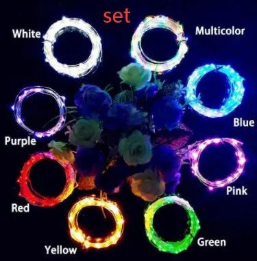 2-metre copper wire LED string light with bottle stopper for wine bottle decoration