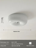 Cream coloured American style bedroom ceiling light with three colour temperature settings