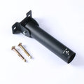 Steel wall-mounted barbell rod rack holding 25 tubes vertically.