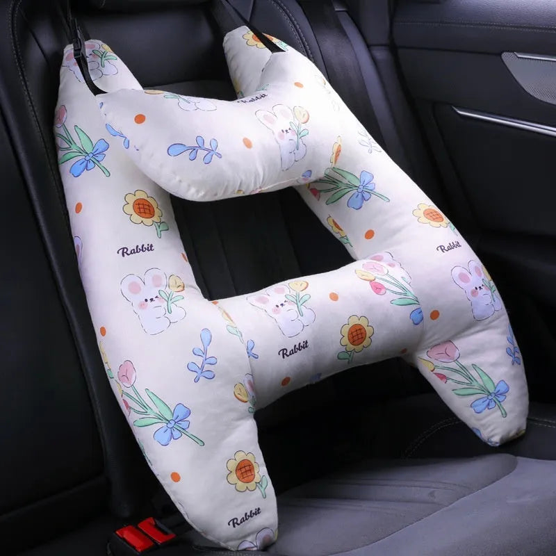 55x70cm automotive headrest pillow with pearl cotton filling showing pattern options
