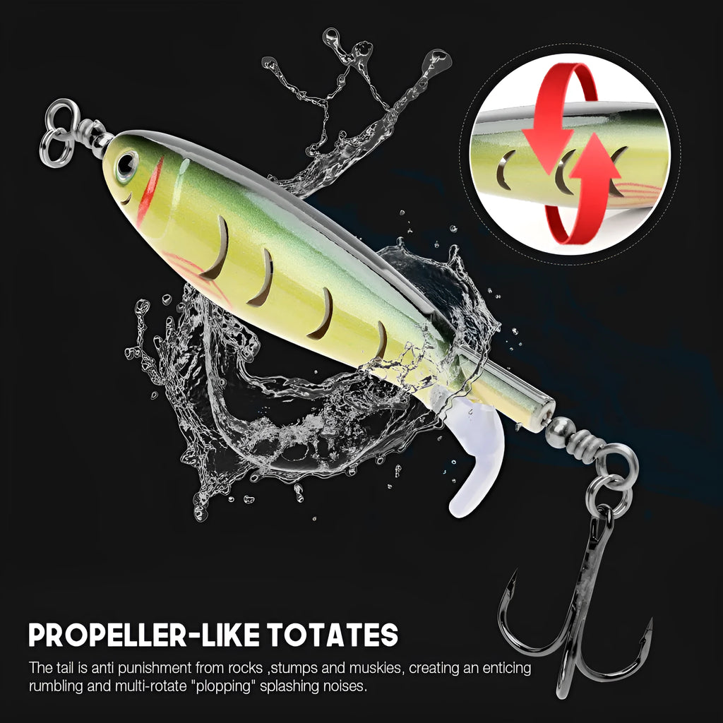 7.5cm long bionic fishing lure bait for road fishing shown in one of its five colour variations