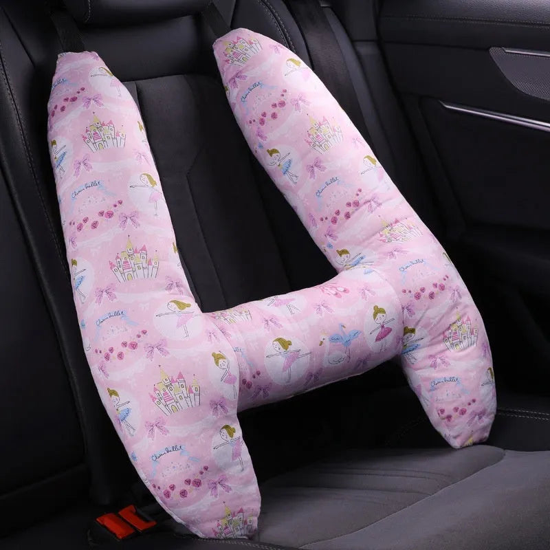 55x70cm automotive headrest pillow with pearl cotton filling showing pattern options