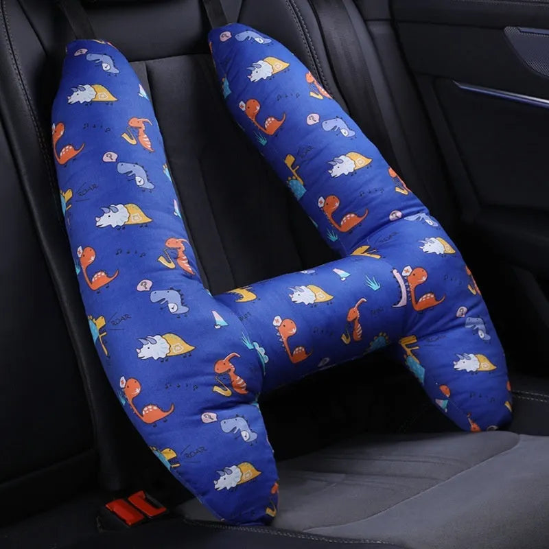 55x70cm automotive headrest pillow with pearl cotton filling showing pattern options