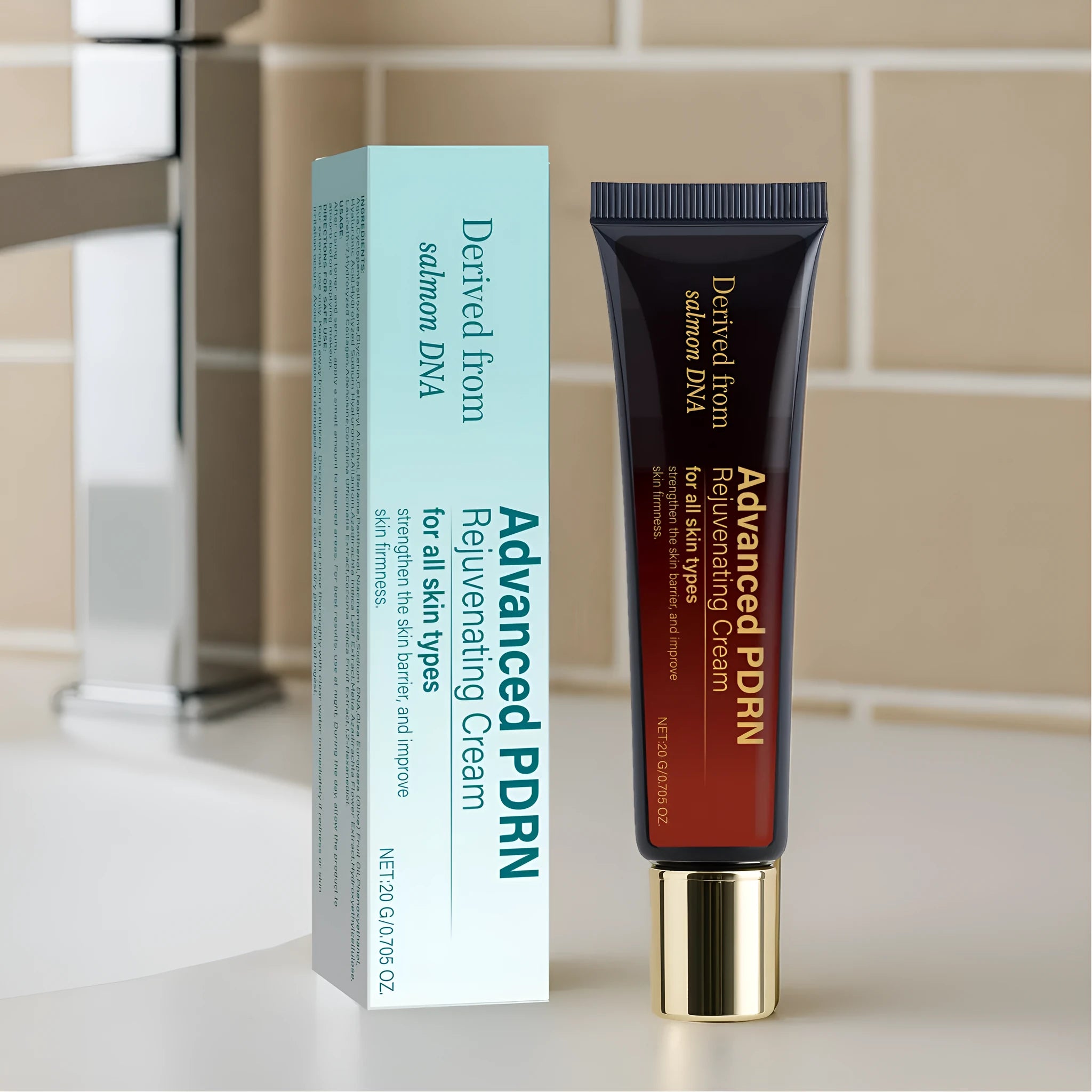 20ml skin-activating hydrating cream tube with firming and wrinkle care properties